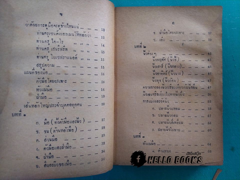 ตำราชี้โชคด้วยลายมือ ( รวม ๖ อาจารย์)