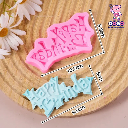 พิมพ์HBD ตัวอักษร พิมพ์ฟองดอง