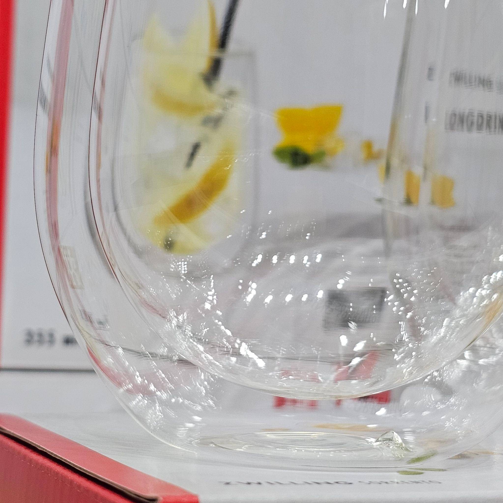 Zwilling sorrento longdrink glasses 355 ml เซต 2 ใบ แก้ว Double-wall รักษาอุณหภูมิ