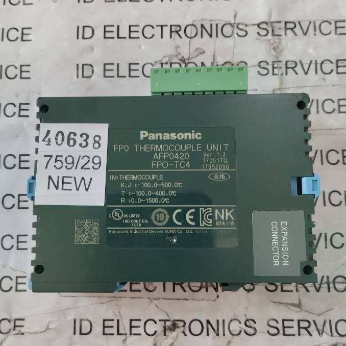 PLC " PANASONIC " MODEL : FPO-TC4
