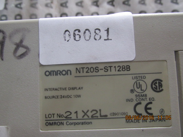LCD TOUCH SCREEN " OMRON " MODEL : NT20S-ST128B