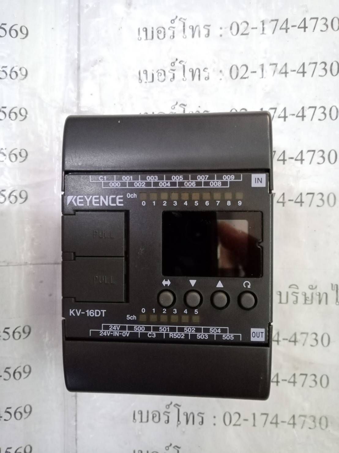 PLC " KEYENCE " MODEL : KV-16DT