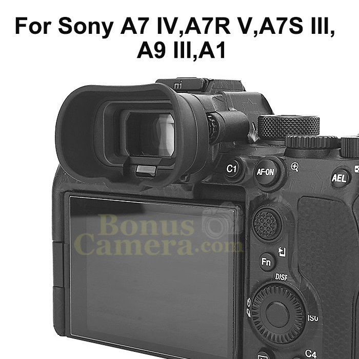 ยางรองตาแบบยาว กล้องโซนี่ A7 IV,A7R V,A7S III,A9 III,A1,A1 II ใช้แทน Sony FDA-EP19 eye cup