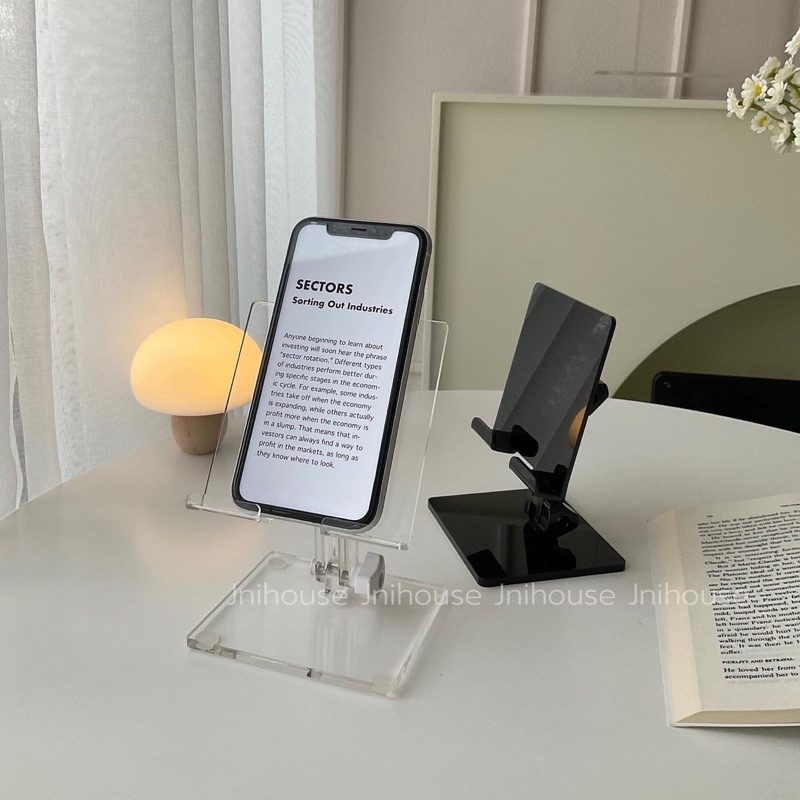 [พร้อมส่ง] Jnihouse : Mini Acrylic Stand ขาตั้งมือถือ ขาตั้งไอแพด ที่ตั้งมือถือ