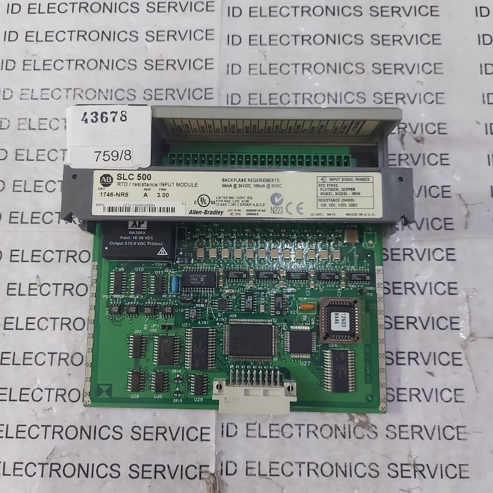 PLC " ALLEN-BRADLEY " MODEL : 1746-NR8