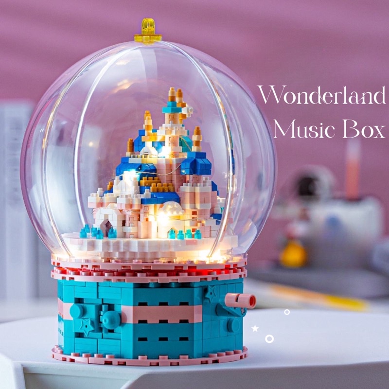 [พร้อมส่ง] Jnihouse : Wonderland brick ,ตัวต่อปราสาทพาสเทล (Castle bricks)