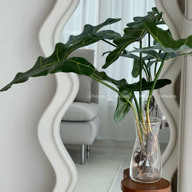 [พร้อมส่ง] Jnihouse : กิ่งไม้ประดิษฐ์ อโลคาเซีย ซาเรียน (หูช้าง)(Tree)