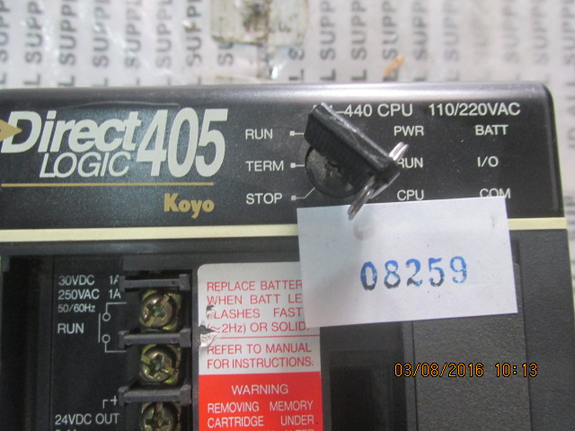PLC " KOYO " MODEL : DIRECT405
