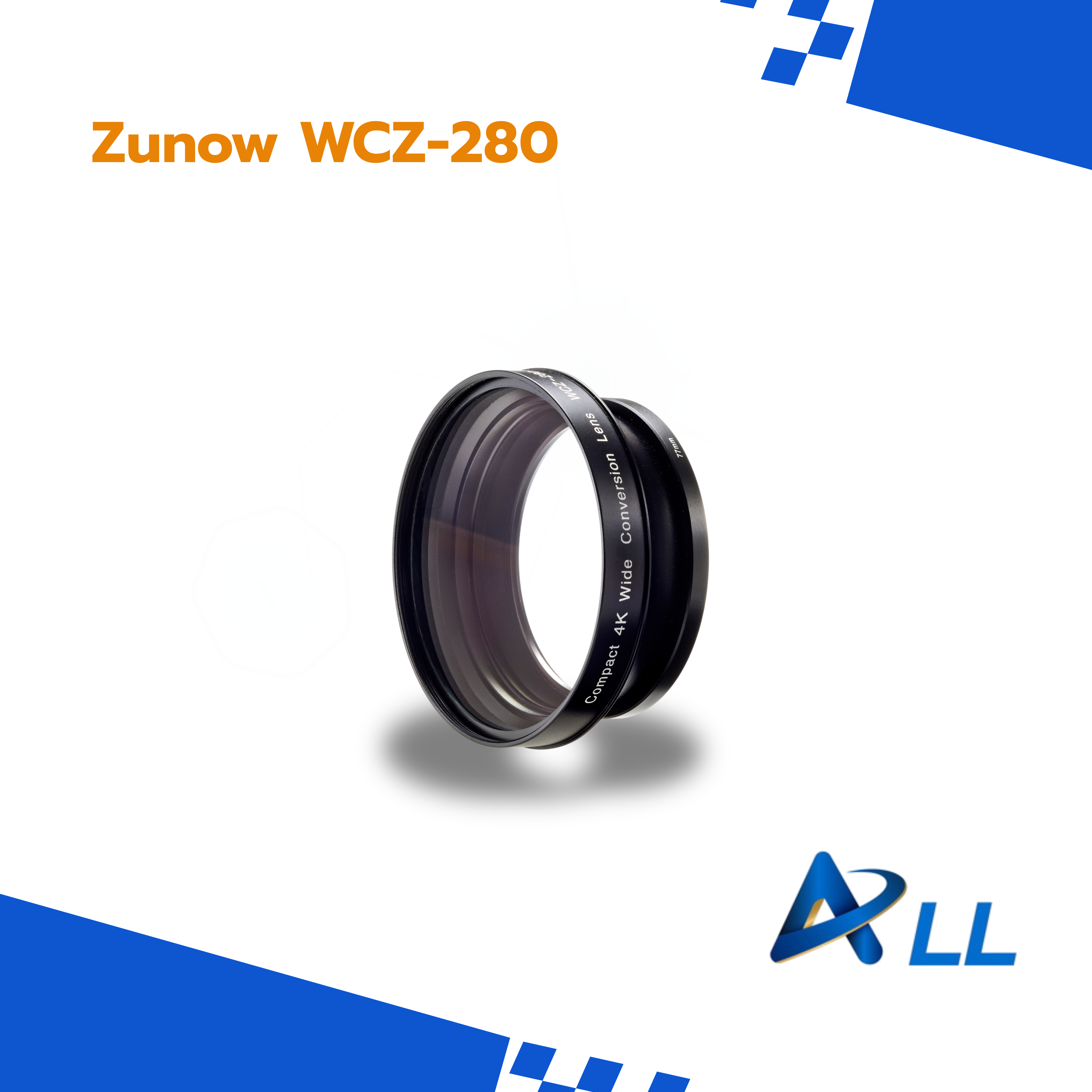 Zunow WCZ-280 4K Compact Wide Conversion Lens