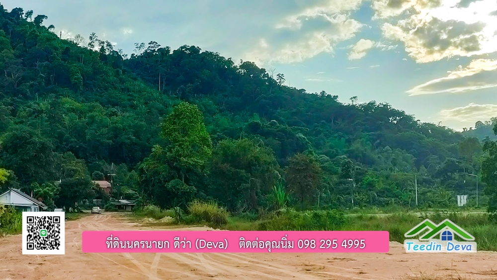 ที่ดินนครนายก วิวภูเขา ขนาด 2 ไร่ 1 งาน อยู่ใกล้ ภูตะลึง คาเฟ่ เหมาะทำธรุกิจรีสอร์ท คาเฟ่