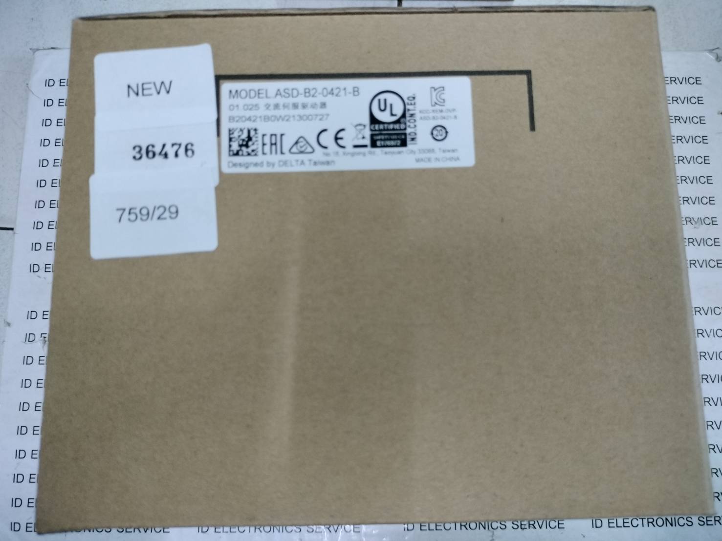 SERVO DRIVE " DELTA " MODEL : ASD-B2-0421-B