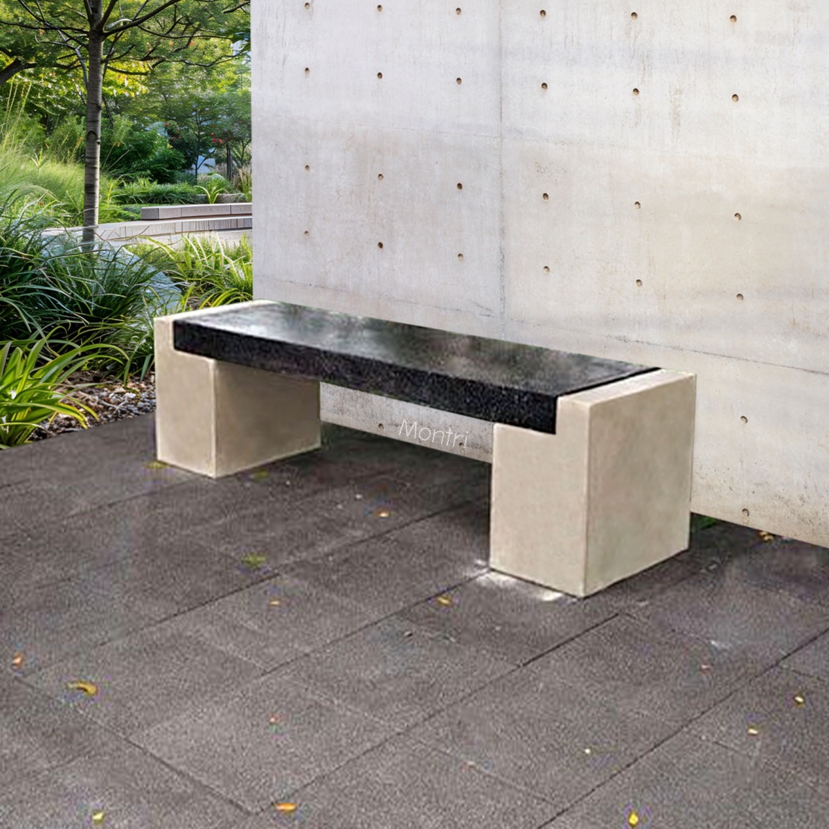 ม้านั่งสนามในสวน คอนกรีตเสริมเหล็ก รุ่นพิเศษ แข็งแรง ทนทานต่อทุกสภาพอากาศ