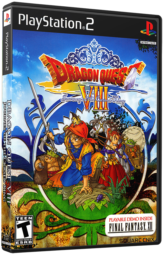 แผ่นเกมส์ PS2 : Dragon Quest VIII - Journey of the Cursed King