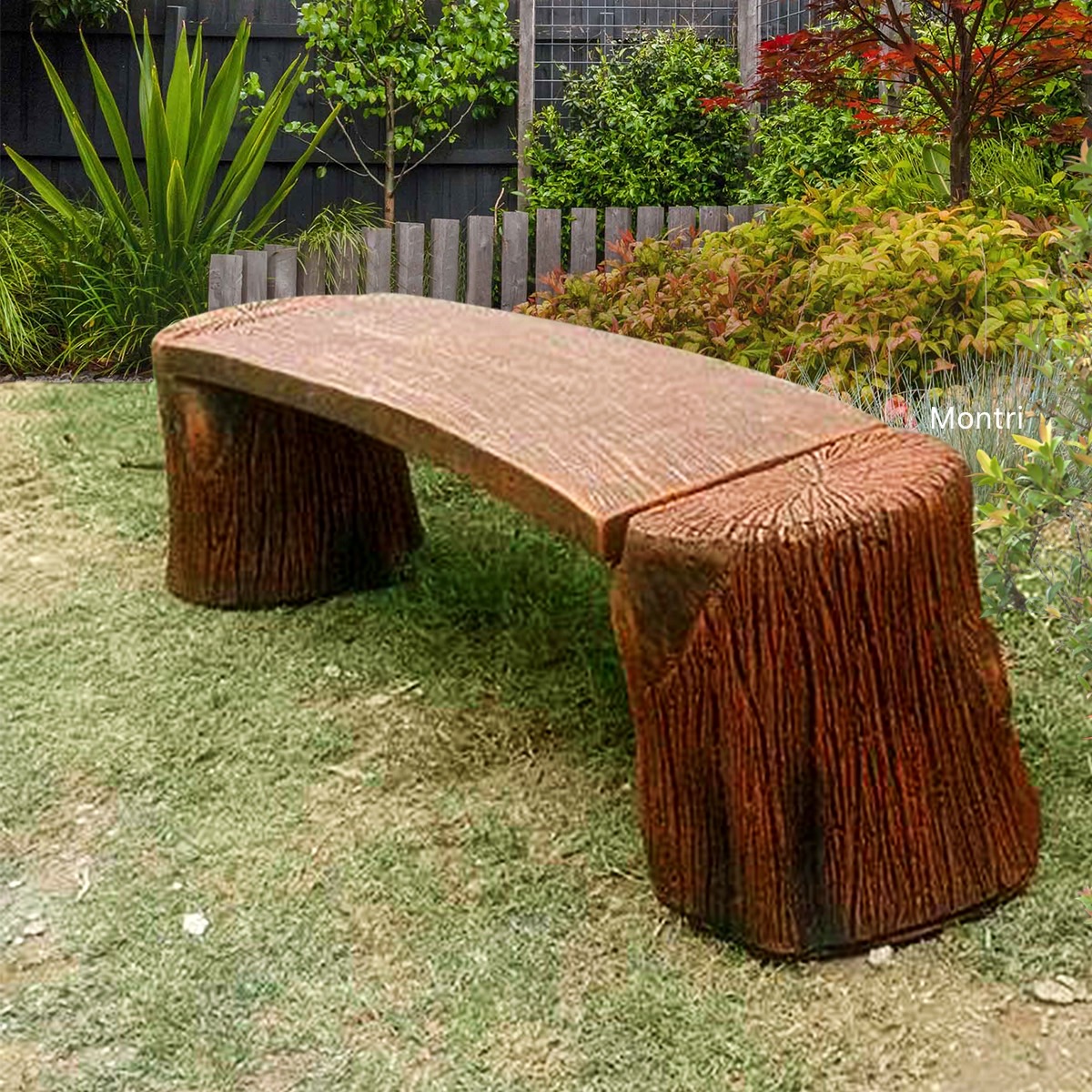 ม้านั่งสนาม ขนาด 150 ซม. กว้าง 35 ซม. และสูง 40 ซม ทนแดด ทนฝน