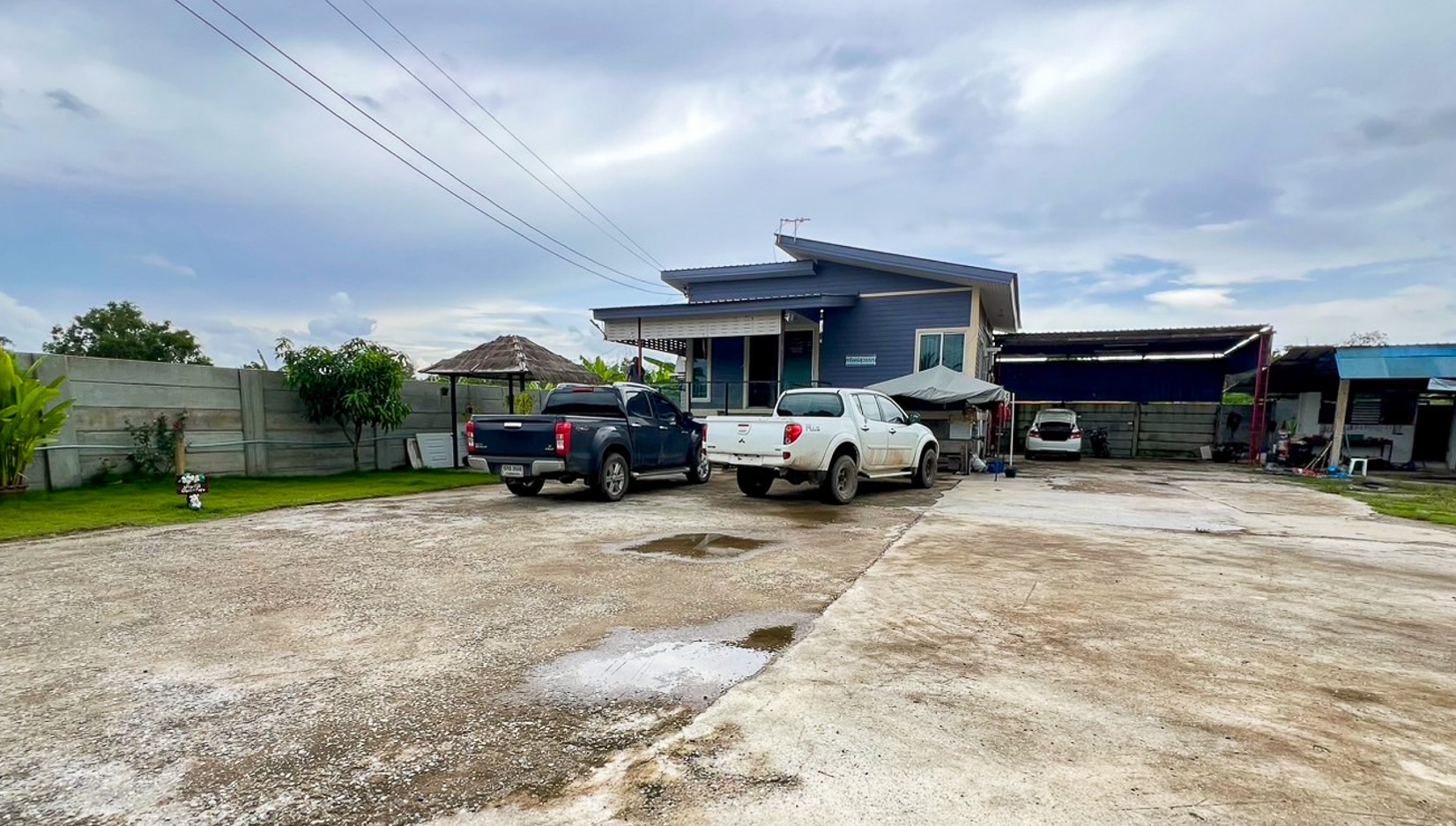 บ้านสวน 1 ไร่ ใกล้กรุงเทพ คลอง 8 หนองเสือ ปทุมธานี