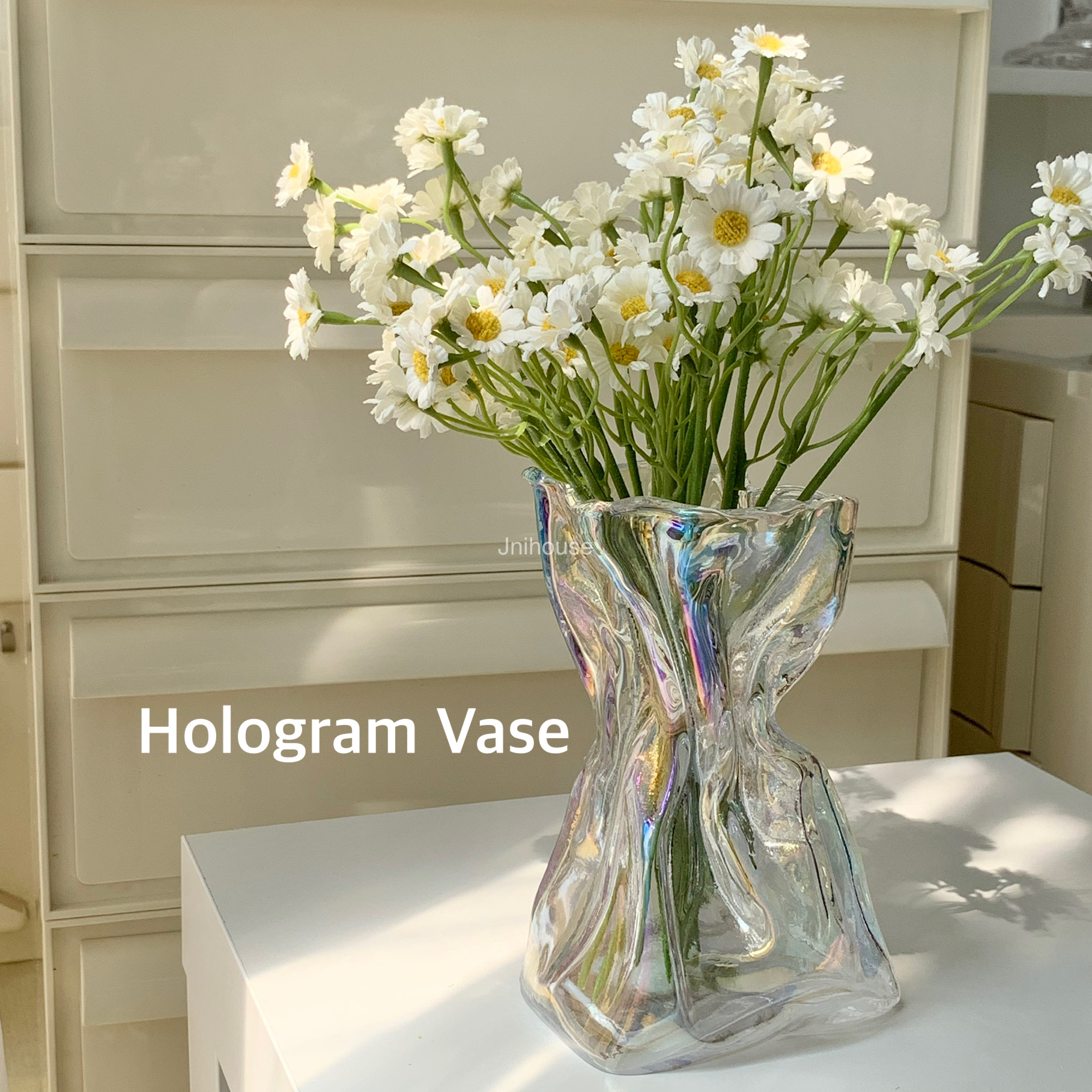 [พร้อมส่ง] Jnihouse : แจกันดอกไม้ แจกันโฮโลแกรม (Hologram Vase)