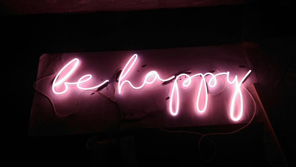 #ป้ายนีออนดัดหลอดแก้ววินเทจ