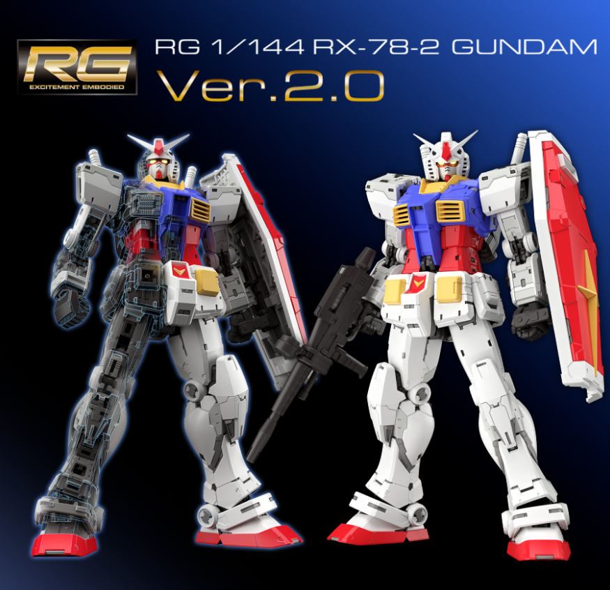 (RG) 1/144 RX-78-2 Gundam Ver. 2.0