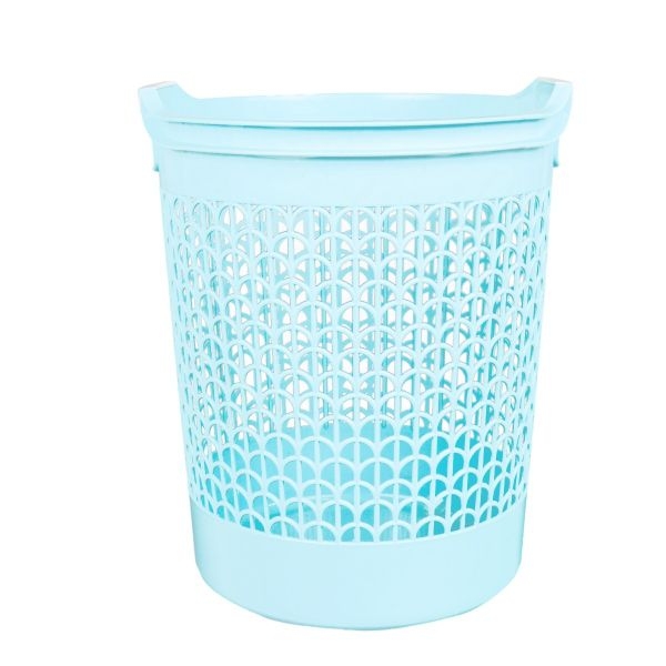 P03336 ตะกร้าผ้ากลม (41*41*47 cm) แข็งแรง No.5914 เกรดเอ อย่างดี ราคาต่อ 1 โหล : 12 ใบ:เฉลี่ย 115 บ/ใบ