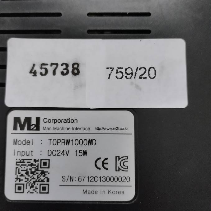 TOPRW1000WD HMI "M2I"
