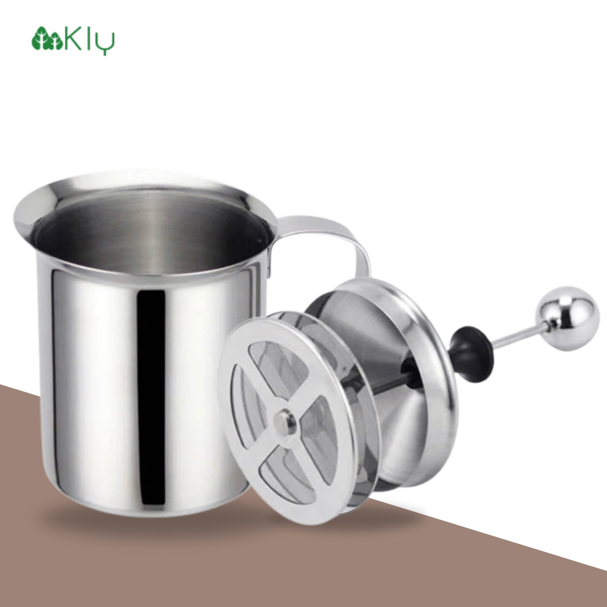 ถ้วยเครื่องทำฟองนม 500ml. Milk Frother Coffee Foamer Creamer