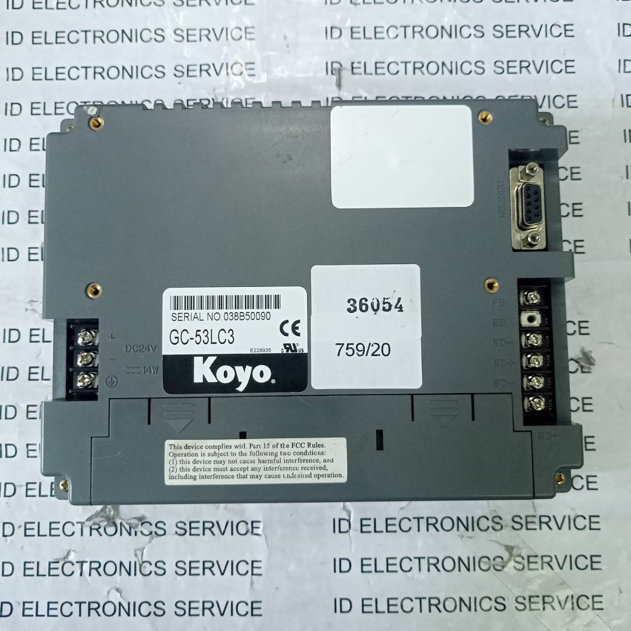 LCD TOUCH SCREEN " KINCO " MODEL : GC-53LC3