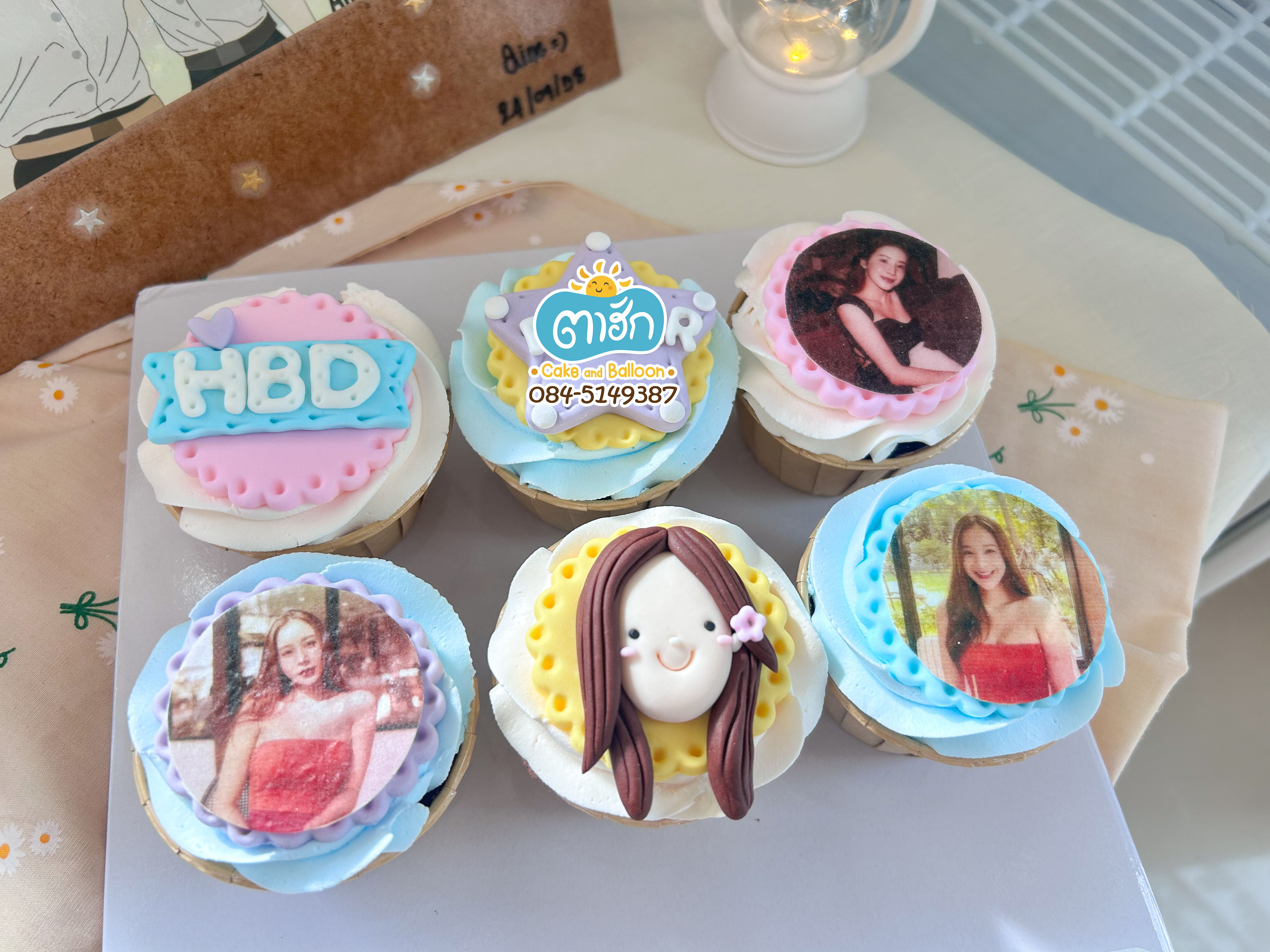 คัพเค้กปั้น (หน้าเรียบ)