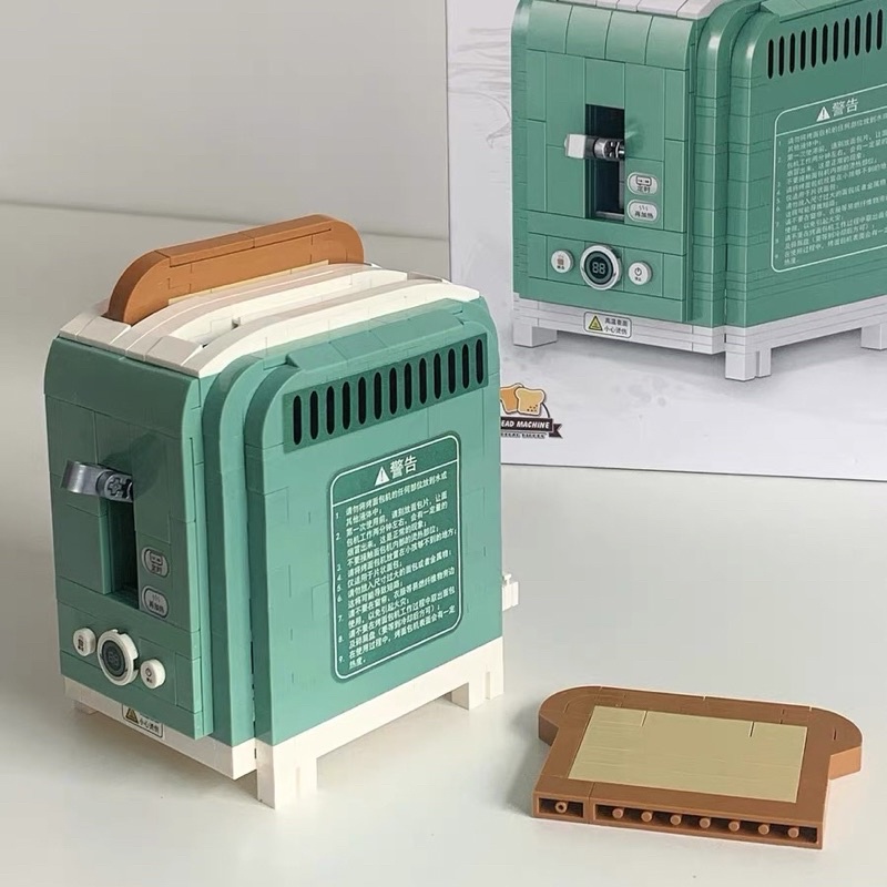 [พร้อมส่ง] Jnihouse : Coffee Machine Bricks ตัวต่อเครื่องชงกาแฟ ตัวต่อเครื่องปิ้งขนมปัง Toast Bricks