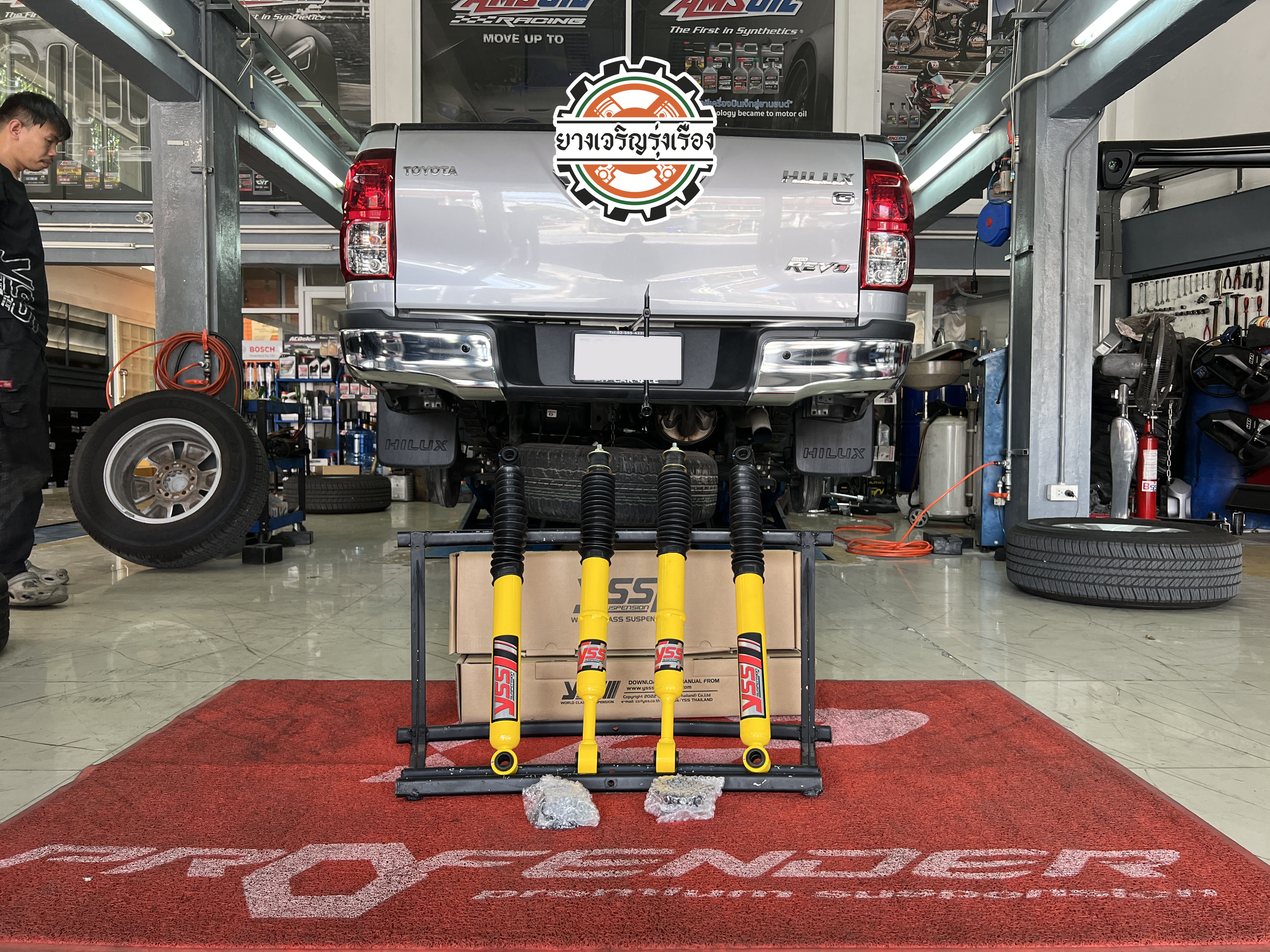 TOYOTA HILUX REVO Pre runner ลูกค้าเก่าติดใจโช๊คอัพ YSS ต้องการอัพเกรดช่วงล่างรถยนต์ให้นุ่ม ปลอดภัย เดินทางไกลสบาย เข้ารับบริการติดตั้งโช๊คอัพ พร้อมตั้งศูนย์ เนียน ครบ จบ TOYOTA HILUX REVO Pre runner ลูกค้าเก่าติดใจโช๊คอัพ YSS ต้องการอัพเกรดช่วงล่างรถยนต์ให้นุ่ม ปลอดภัย เดินทางไกลสบาย เข้ารับบริการติดตั้งโช๊คอัพ พร้อมตั้งศูนย์ เนียน ครบ จบ
