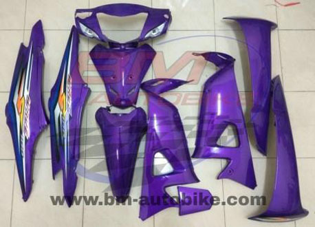 ชุดสี WAVE100S 2005 U BOX ทั้งคัน 10ชิ้น สีม่วง20Pล้วน 4 กก.