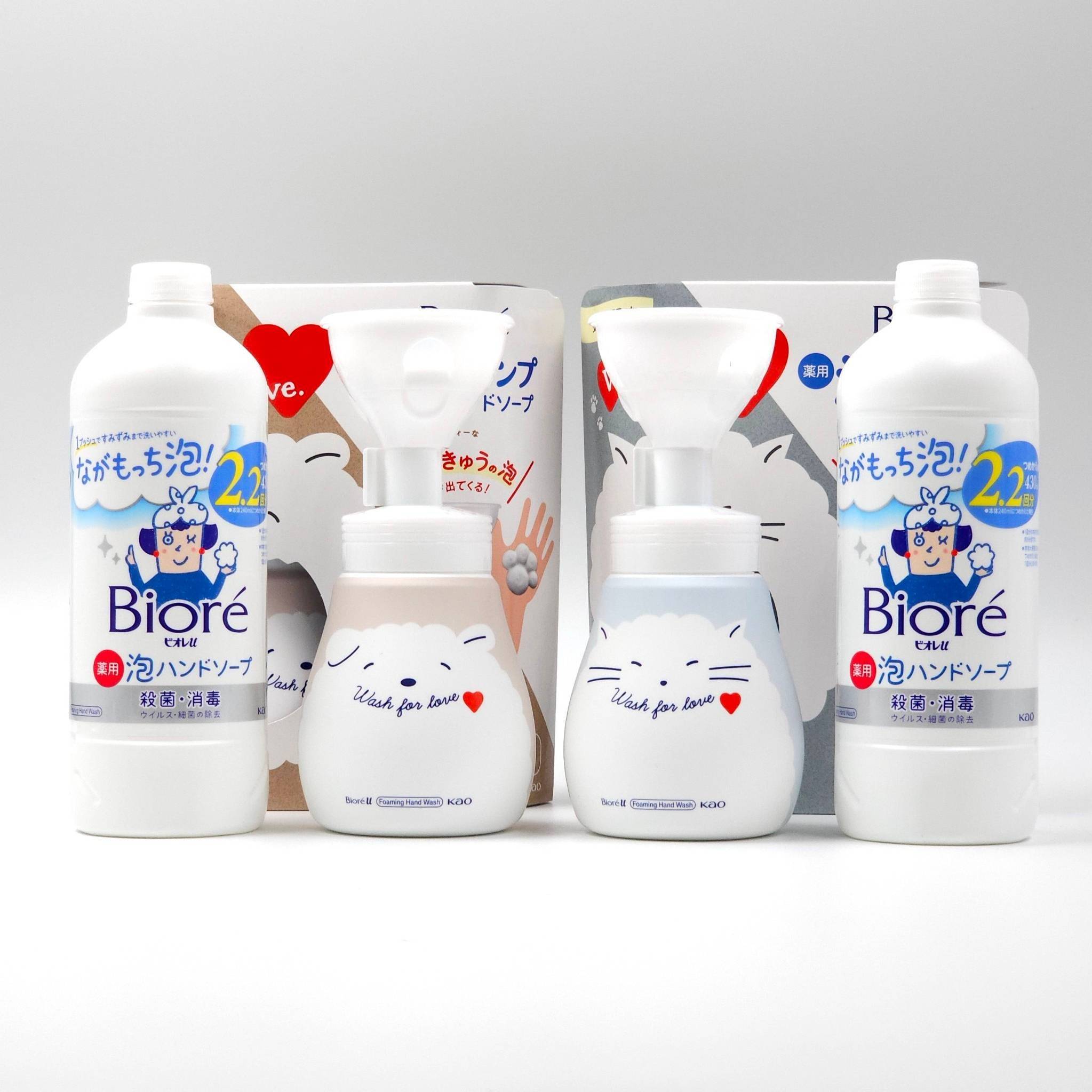 เซต Biore Hand Foaming Hand Wash เซตใหญ่ 240 ml + รีฟิว 430 ml