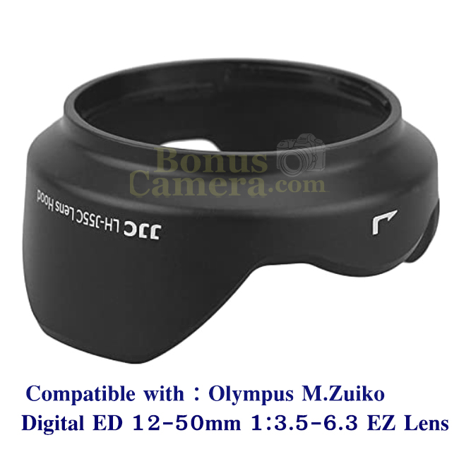 LH-55C ฮู้ดสำหรับเลนส์ OLYMPUS M.Zuiko Digital ED 12-50mm 1:3.5-6.3 EZ Lens Hood