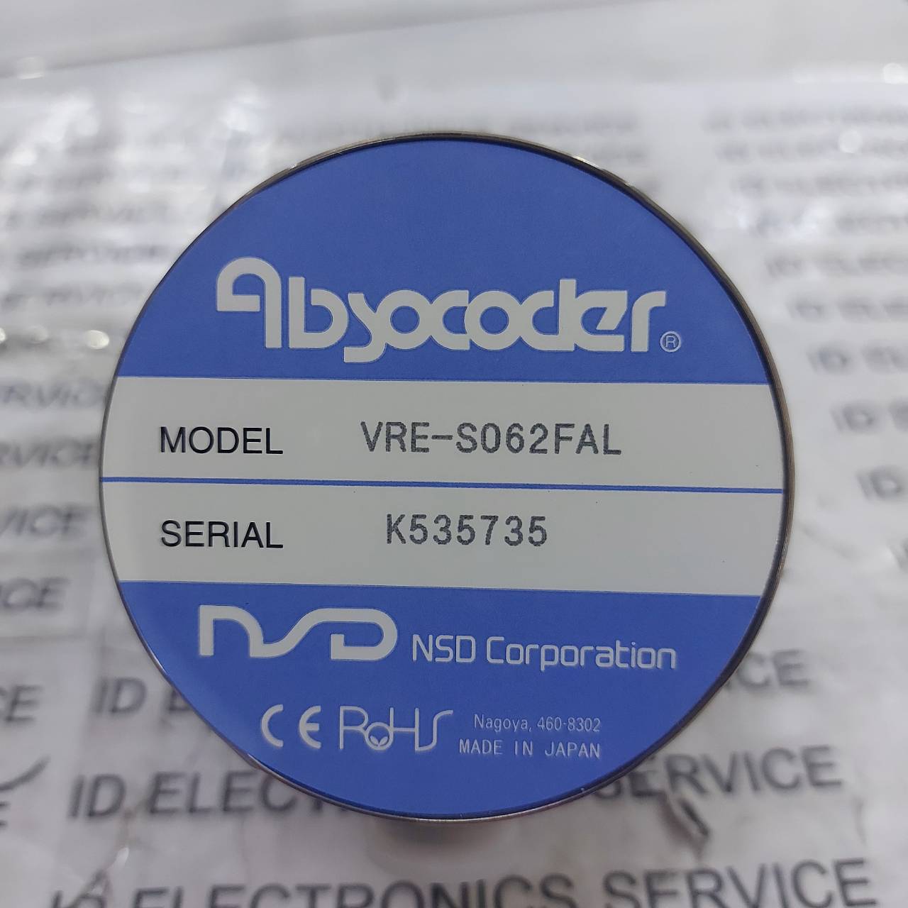 ENCODER " NSD " MODEL : VRE-S062FAL