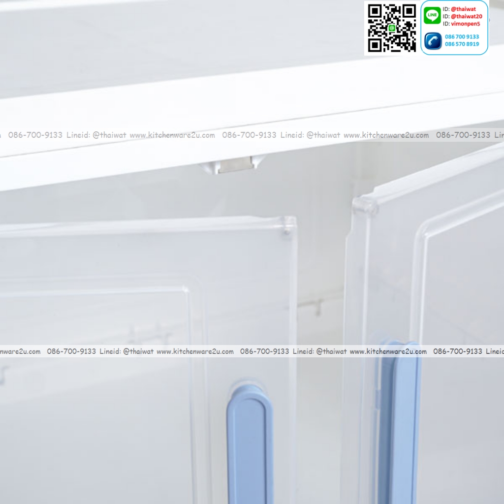 P13011 กล่องเก็บของพับได้ 3 ใบใหญ่ มีล้อ ฝาเปิด-ปิดแบบแม่เหล็ก (รวมล้อ 64.0 x 38.0 x 104.0 cm) ราคาขายส่งต่อ 3 ชุด: เฉลี่ย 850 บต่อชุด