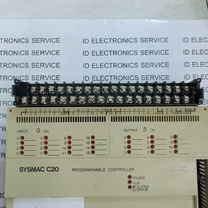 PLC " OMRON " MODEL " C20-CPU74-E