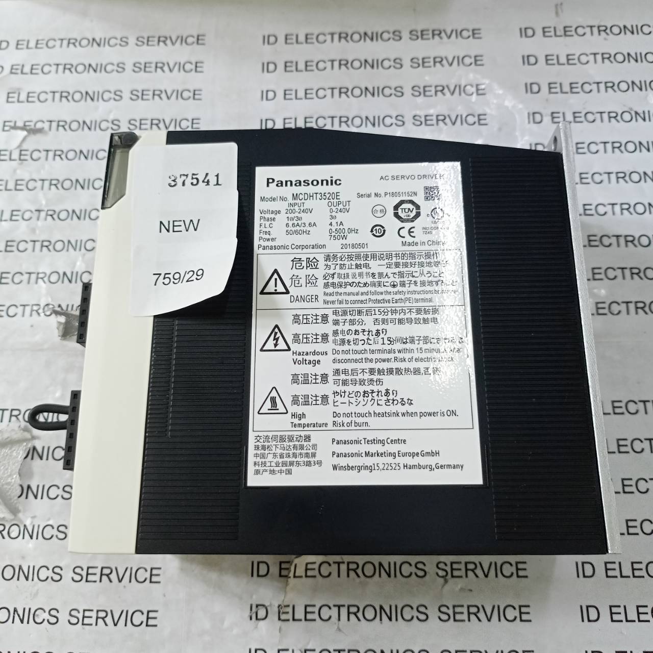 SERVO DRIVE " PANASONIC " MODEL : MCDHT3520E