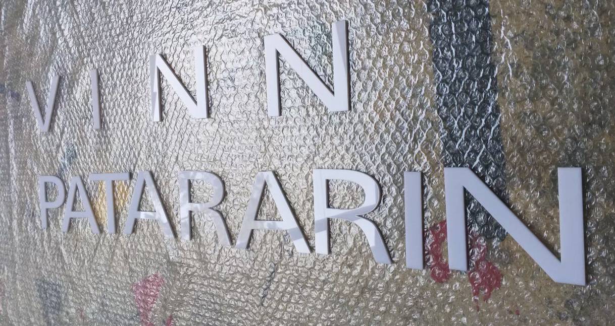 #ป้ายอักษรอะคริลิคไดคัท