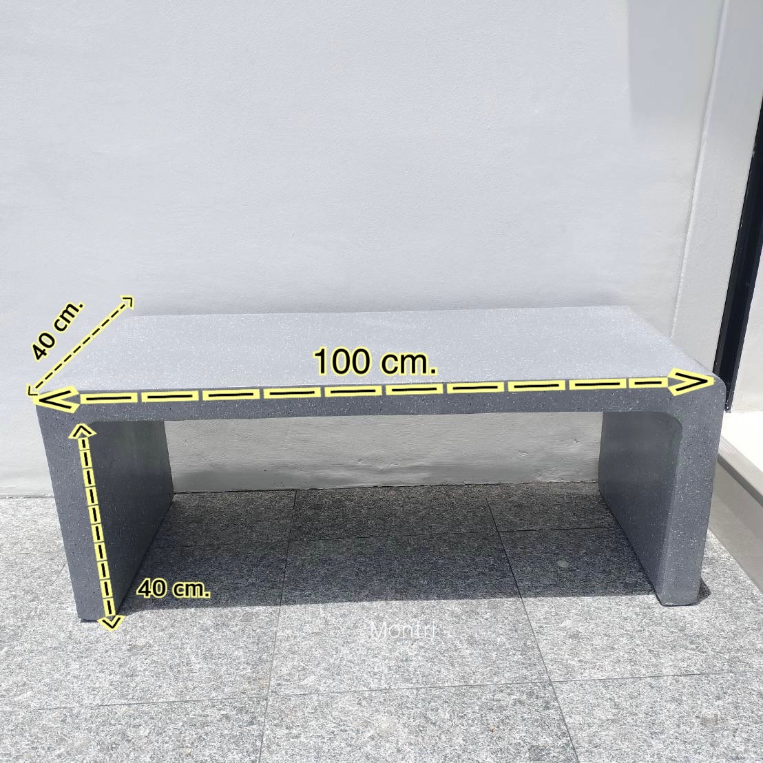 ม้านั่งสนาม เก้าอี้สนาม ม้านั่งปูนปั้น เก้าอี้สไตล์โมเดิร์น ลายหินอ่อน เก้าอี้ปูนซีเมนต์แข็งแรงใช้งานได้ในระยะยาว