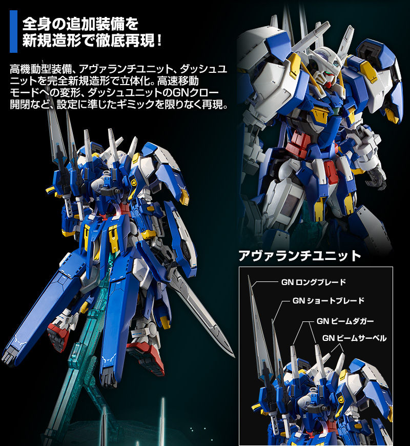 (MG) 1/100 GUNDAM AVALANCHE EXIA DASH
