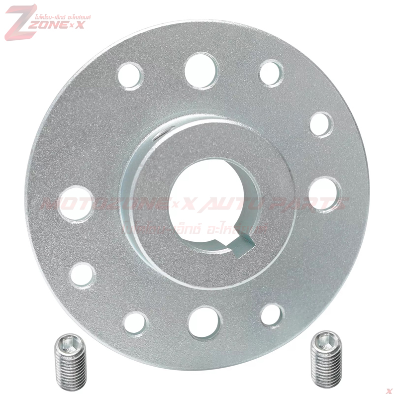 ดุมล้อหลังมีร่องสลัก Sprocket Hub Chain Sprocket Axle Hub Adapter Keyed Hub 26mm 19mm 16mm Shaft for Go Kart Trike ZONE-X(โซน-เอ็กซ์) อะไหล่ Part
