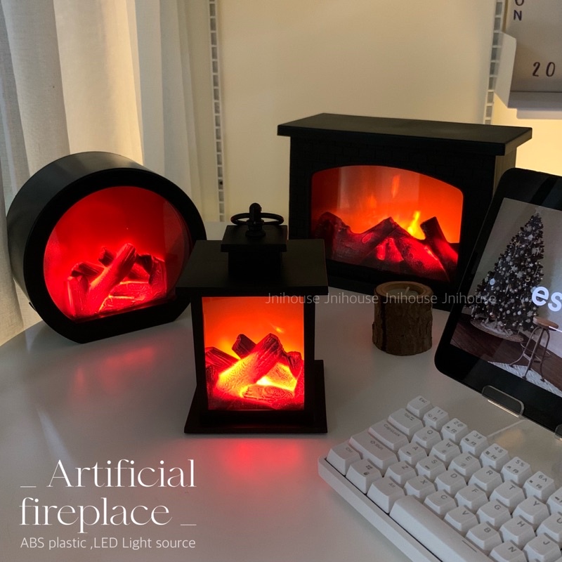 [พร้อมส่ง] Jnihouse : Artificial fireplace ไฟเตาผิงจำลอง
