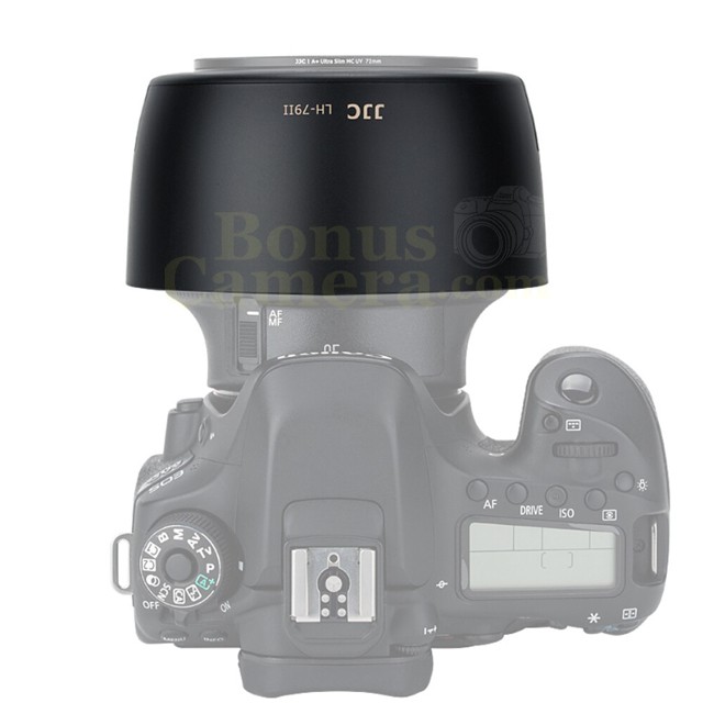 ES-79II ฮู้ดสำหรับเลนส์แคนนอน EF 85mm f/1.2L II USM,EF 85mmf/1.2L USM Canon Lens Hood