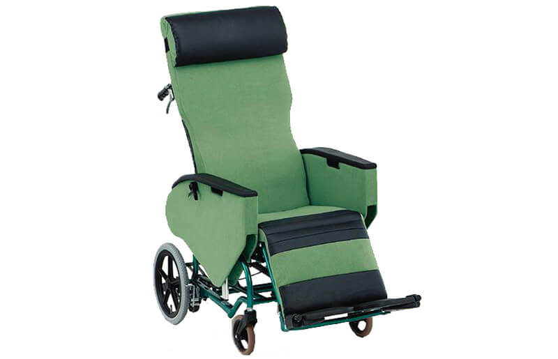 รถเข็นปรับเอนนอน แบรนด์ญี่ปุ่น Matsunaga Wheelchair (車いす) รุ่น FR-31TR ขนาดมาตรฐาน เปิดประสบการณ์นอนที่สบายที่สุด + แถมฟรี สายรัดกันตก (รุ่นยอดนิยม)