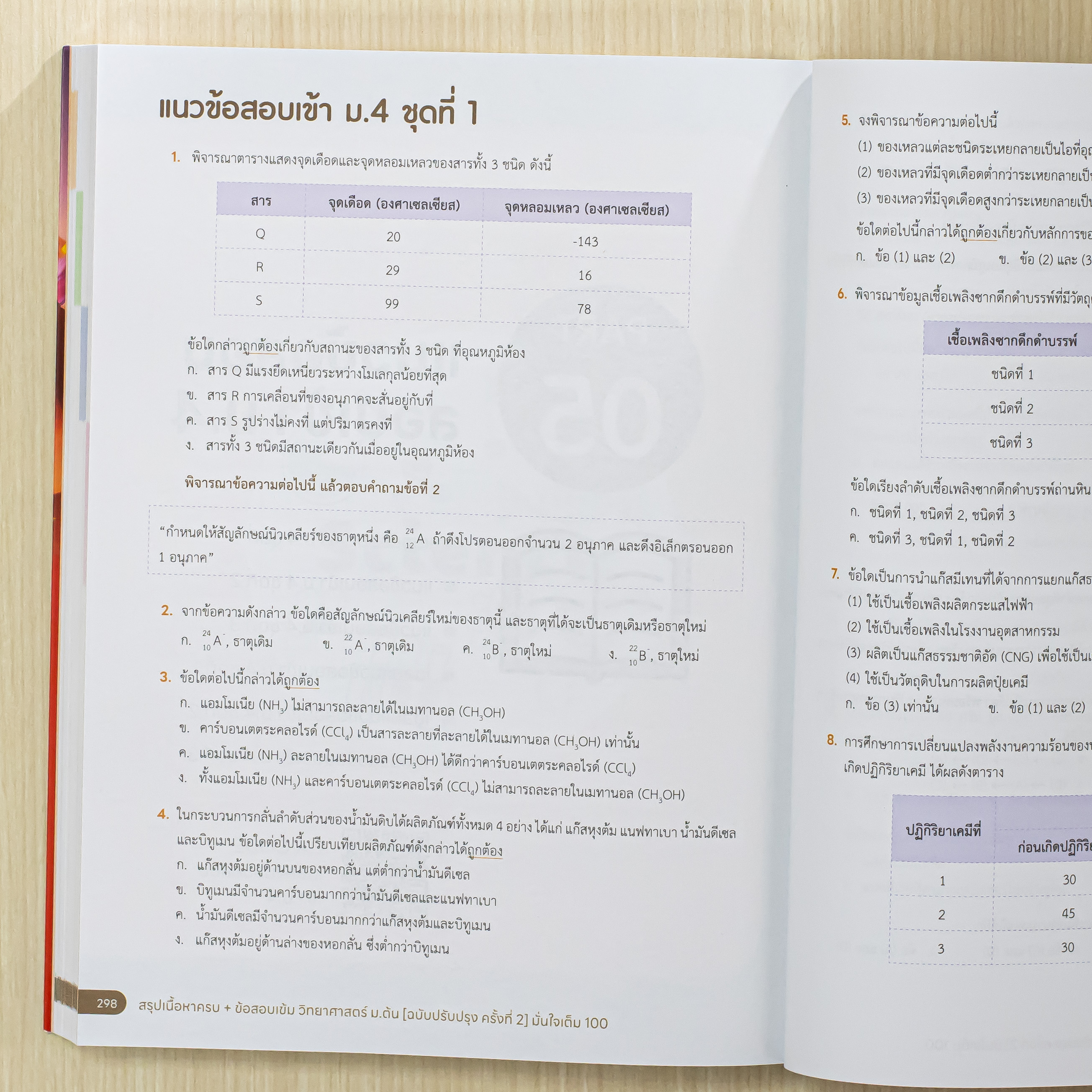 Infopress (อินโฟเพรส) หนังสือ สรุปเนื้อหาครบ + ข้อสอบเข้ม วิทยาศาสตร์ ม.ต้น [ฉบับปรับปรุง ครั้งที่ 2] มั่นใจเต็ม 100 - 76484