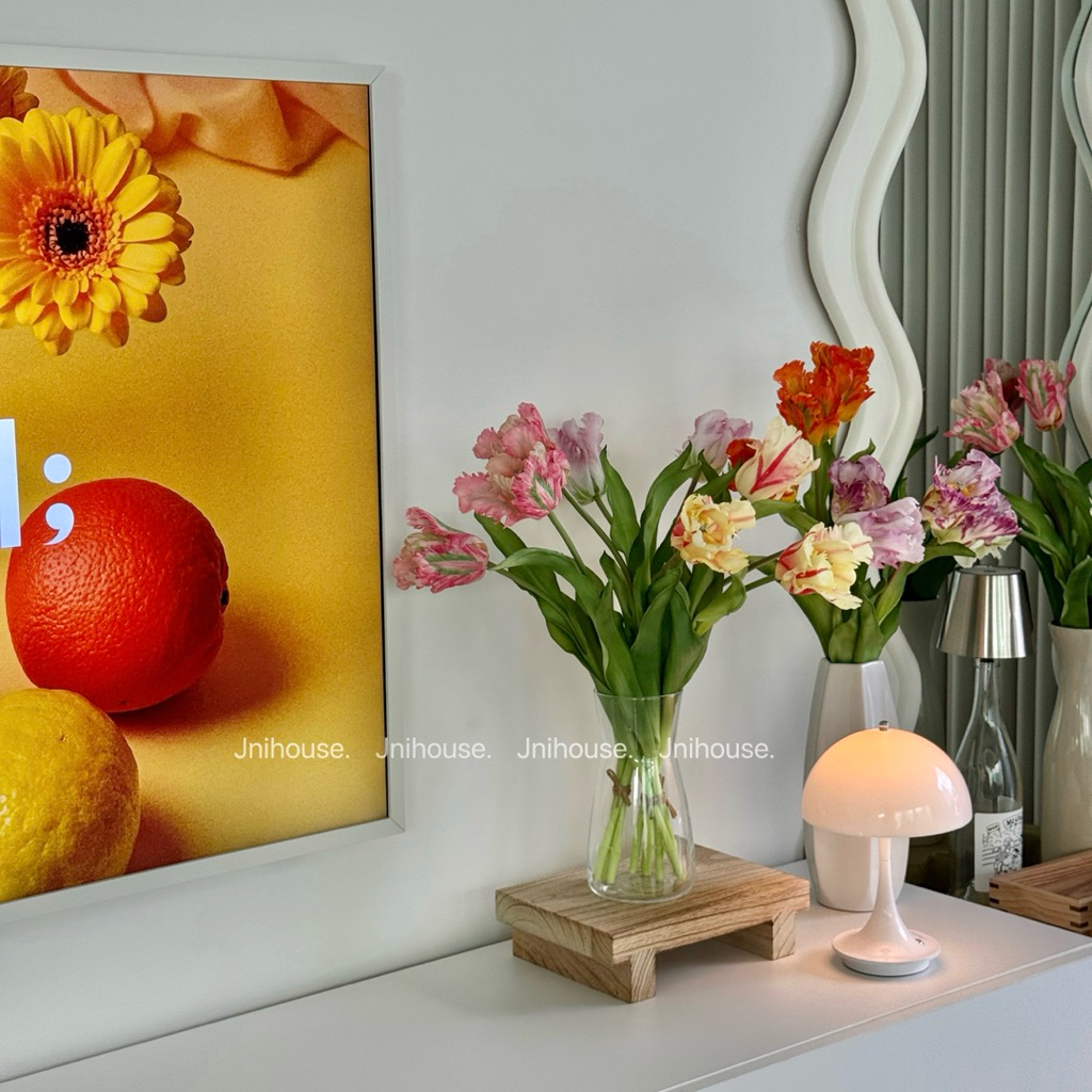 [พร้อมส่ง] Jnihouse : ทิวลิปประดิษฐ์ดอกใหญ่ (Tulip Artificial)