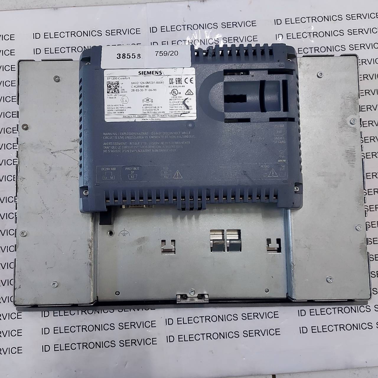 ขาย 6AV2 124-0MC01-0AX0(TP1200 Comfort) HMI "SIEMENS"