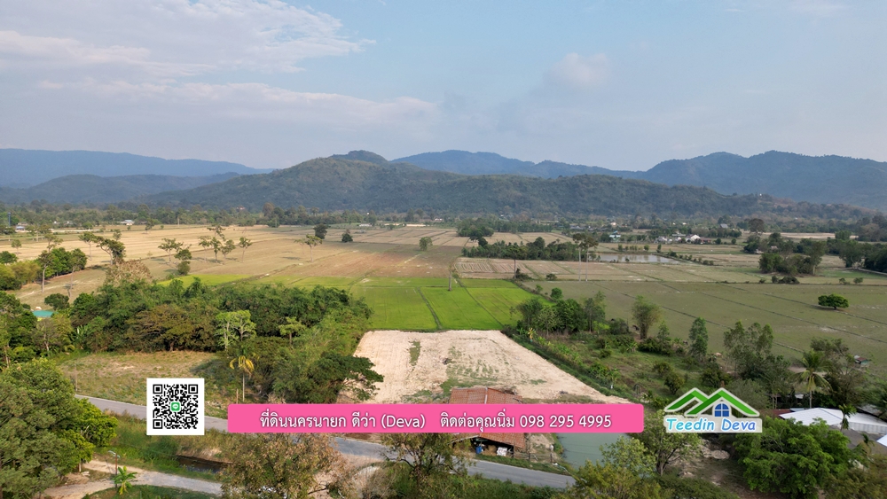 ที่ดินนครนายก วิวทุ่งนาต้นยางสวยๆ ขนาด 4 ไร่ ราคาไร่ละ 1.5 ล้าน ต.เขาเพิ่ม อ.บ้านนา จ.นครนายก