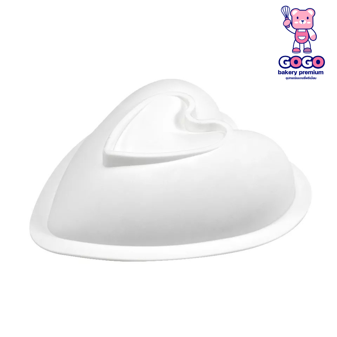 พิมพ์หัวใจ 1ปอนด์ พิมพ์ซิลิโคน พิมพ์วุ้น พิมสบู่ แม่พิมพ์วุ้น