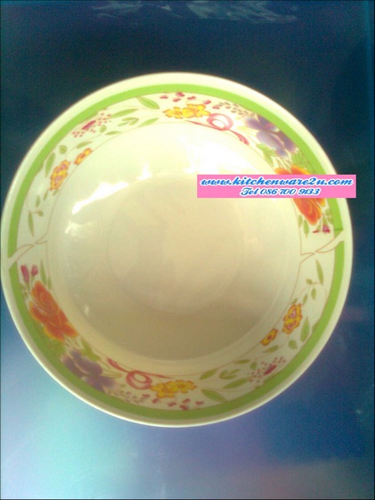 P03664 ชาม 8.5 นิ้ว ทรงสูง เมลามีน อย่างหนา ลายใหม่ ราคาส่งต่อ 1 โหล : 12 อัน (คลิ๊กที่สินค้าเพื่อดูรายละเอียด)