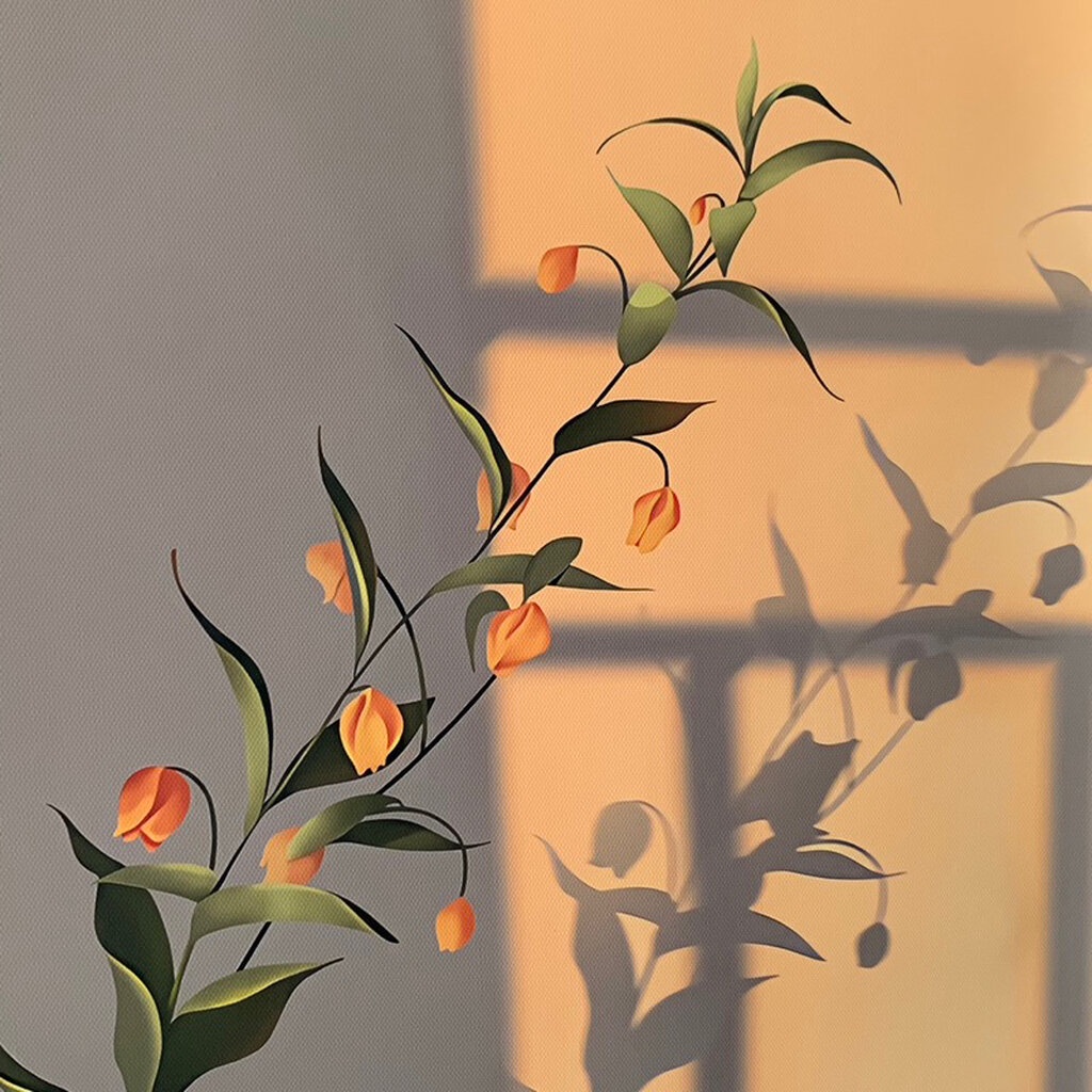 [พร้อมส่ง] Jnihouse : Floral Canvas ภาพพิมพ์ผ้าแคนวาส